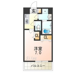 ラシーヌ瓦屋町の物件間取画像